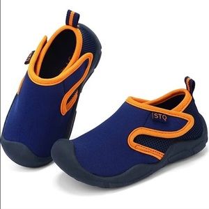 STQ Toddler Blue Sneakers Athletic Tennis Running Walking Shoes EUC